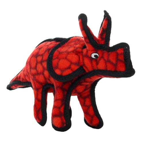 TUFFY®5 Pack Jr Duck, Microfiber Duck, Triceratops, Toucan & Piggy Dog Toys - color: 5PK Multi-Color Duck, Triceratops, Toucan, Piggy