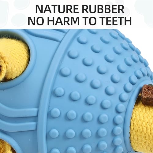Interactive Dog Toy, Food Dispensing Puzzle Toy for Boredom Relief (Blue) - color: Light Blue