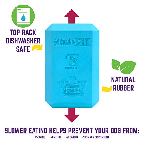 Chew King Premium Treat Dog Toy, Medium, Extremely Durable Natural Rubber Fillable Toy Collection, Frozen Feeding - color: A) Medium