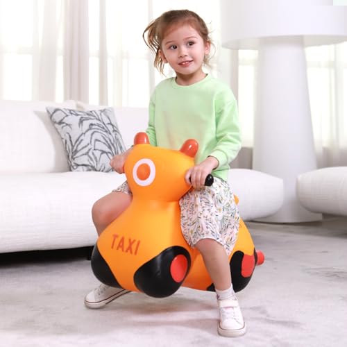INPANY Kids Bouncy Car Hopper Toys, Kids Ride on Car, Gifts Toy for Kid - color: Orange Car