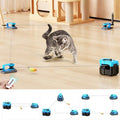 AsFrost Upgraded Interactive Cat Toy for Indoor Cats Chase/Run/Hunt-SkyBlue - color: Sky Blue