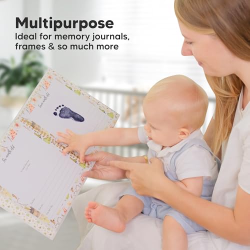4pk Inkless Baby Hand and Footprint Kit, Mess Free Ink Pads (Twilight, R) - color: Twilight, size: 4-Pack, Regular 2.3" x 3.7"