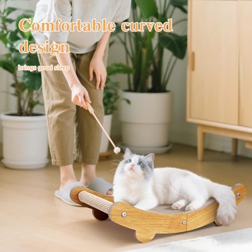 23.2 Inch Large Natural Sisal Cat Scratcher Bed