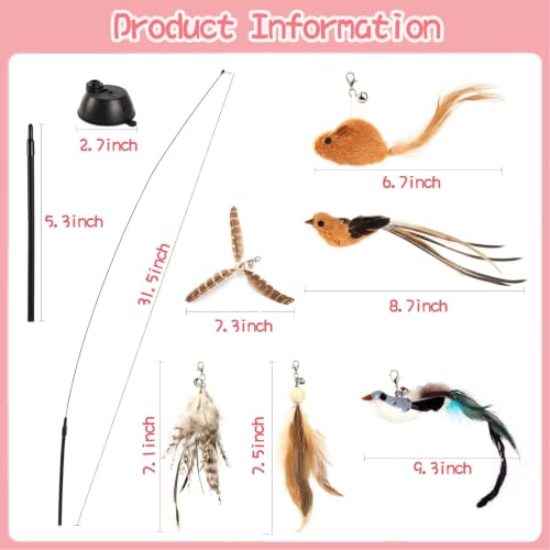 Interactive Bird Simulation Cat Toy Set