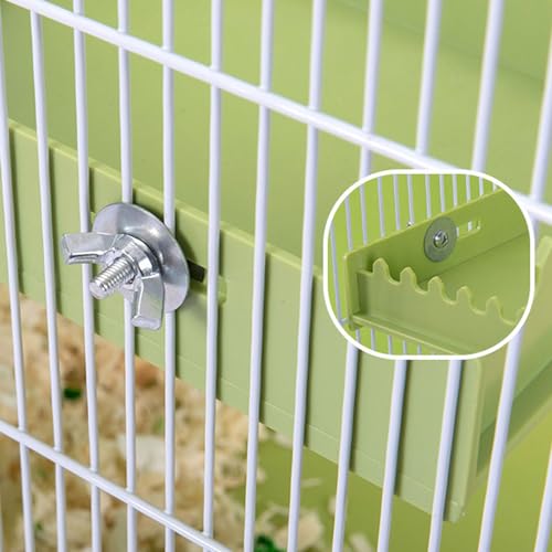 Hamster Play Platform, Plastic Hamster Platform with Ladder, Small Animals Standing Platform, Hamster Stand Platform Toys, Small Animal Cage Standing Platform for Guinea Pig - size: Large