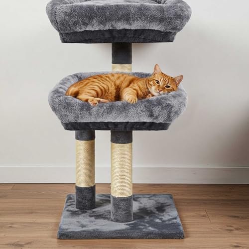 Abbylike 2 Pcs Cat Tree Replacement Bed Covers,13.8 x 13.8 Inch - size: 13.8 x 13.8 Inch