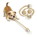 Interactive Tug Cotton Toys with Resin Suction Cup for Puppy Dogs, 2PCS