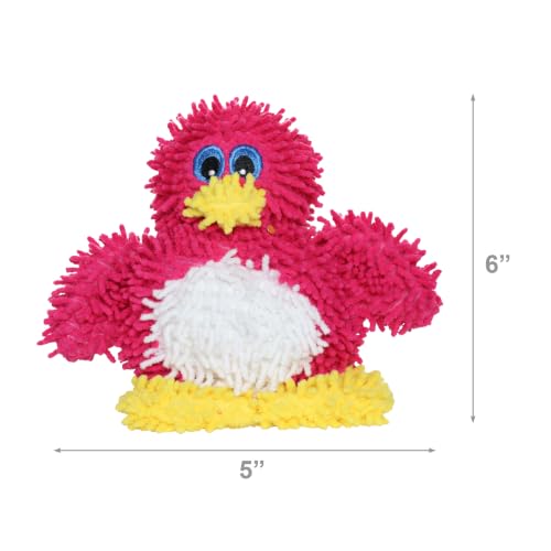 MIGHTY® 2 Pack Microfiber Small Penguin Dog Toys - color: 2PK Pink Penguin