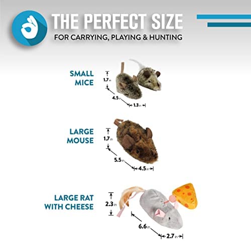 OurPets Play-N-Squeak Mouse Hunter Cat Toys with Catnip - style: Mouse Hunter (Pack of 1)
