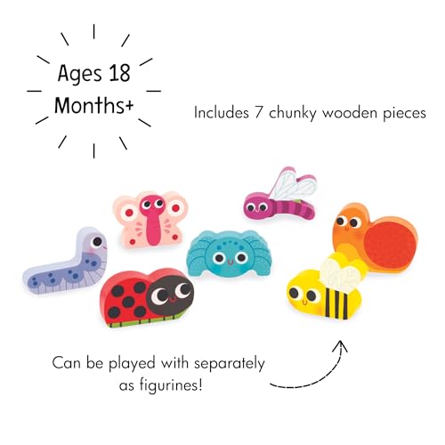 Janod - Chunky Puzzle - Garden - 7 Pieces - style: Garden