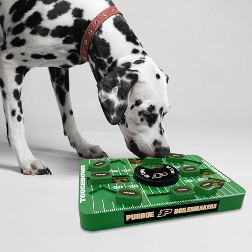 Pets First NCAA Purdue Large Puzzle Toy - Interactive Dog Treat Toy, New Size, Slow Feeding - color: Purdue Boilermakers, size: Large