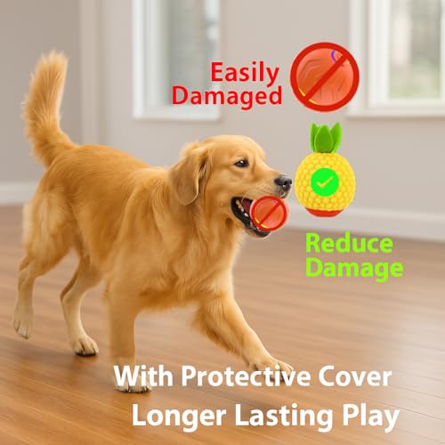 FUNNYDUCK Interactive Dog Toys, Treat Dispensing Dog Feeder Puzzle for Dogs - color: Feeding-orange