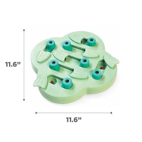 Outward Hound Nina Ottosson Puppy Hide N' Slide Dog Toy Treat Puzzle, 11.6" - color: Puppy Hide-N-Slide (Green), size: 1 Count (Pack of 1)