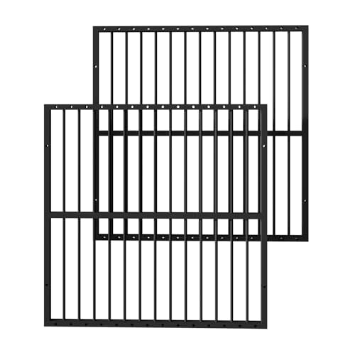2-Panel Dog Playpen Extension - color: Black, style: 2 Panels