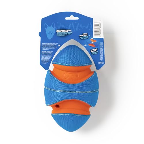Chuckit! Giggle Fumble Fetch Ball Dog Toy 7.9", Makes Funny Giggle Sounds - style: Giggle Fumble
