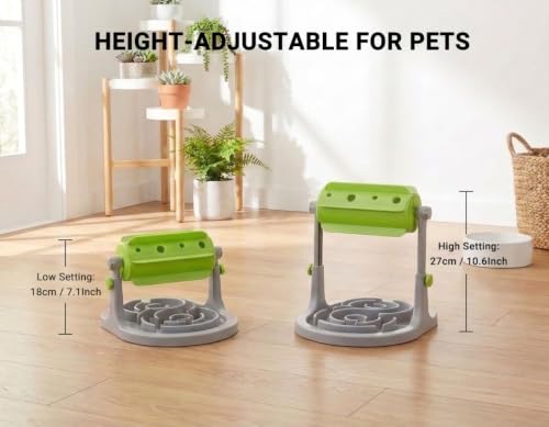 Dog Treat Dispenser Toy, Slow Feeder, Interactive Cat Puzzle Toy