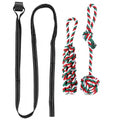 HOPET Dog Outdoor Bungee Hanging Toy, Tether Tug of War Toys for Medium to Large Dog to Exercise, Durable Interactive Tug Toy, Dog Rope Toys
