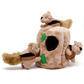 Outward Hound Hide-A-Squirrel Plush Squeaky Dog Toy, Large, 10.5" x 7.5"