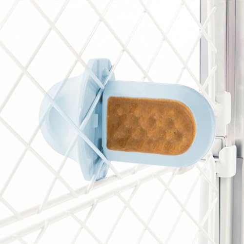 Diggs Groov Crate Training Aid for Puppies and Nervous Dogs – Calming Lick Mat for Crate Training & Separation – Puppy Enrichment Toy with Freezer Shell – BPA-Free – (Ice) - color: Ice