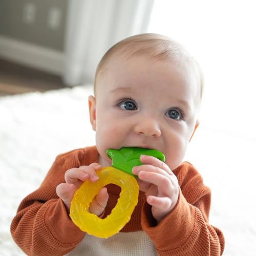 Dr. Brown's Aqua Cool Water-Filled Teether, Apples and Pineapples, 4-Pack - color: Apples + Pineapples