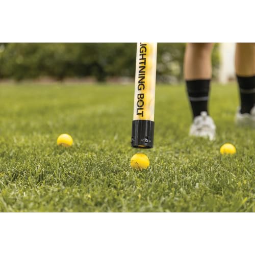 SKLZ Pitching Machine | Improve Your Swing | Ideal for Baseball & Softball Drills | Develops Hitting Power and Fielding Skills | Portable & Easy to Use - style: Lightning Bolt Pro