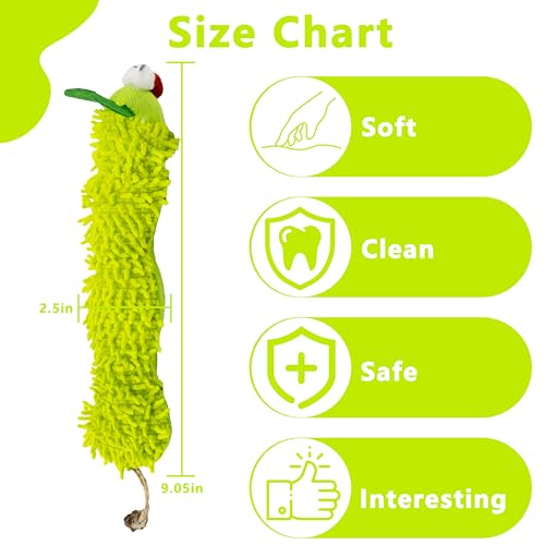 1 Pack Catnip Toys, Soft Cat Pillows Toys - color: Caterpillar