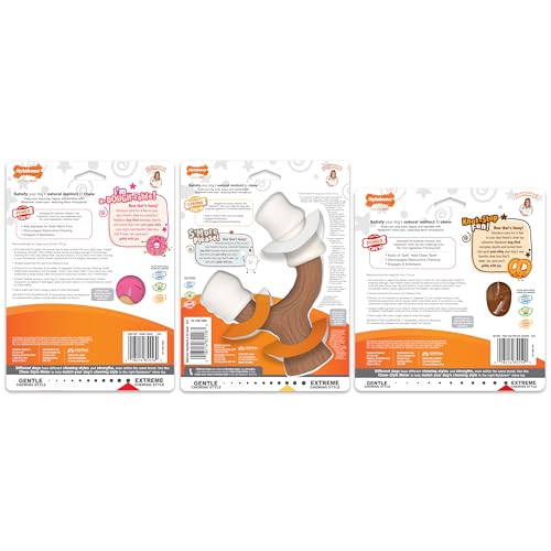 Nylabone Strong Chew Cute Dog Toy Bundle, Large, 3 Count - color: Donut, size: Large (Pack of 3)