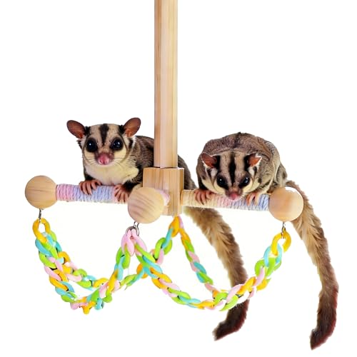 Sugar Glider Climbing Toys Haning Swing Sugar Glider Cage Accessories