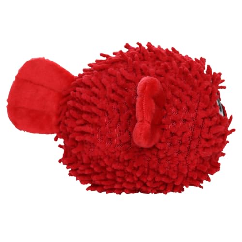 MIGHTY® 2 Pack Microfiber Small Blowfish Dog Toys - color: 2PK Red Blowfish