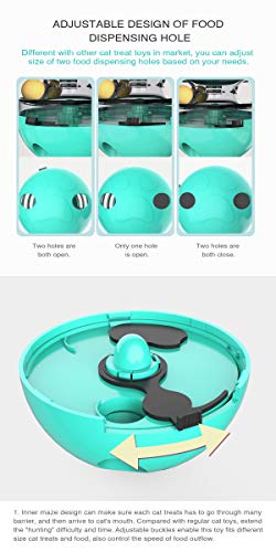 Interactive Cat Toy Tumbler for Indoor Cats