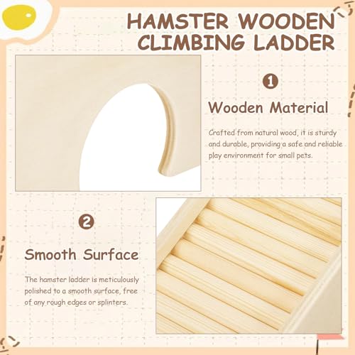 Breezehug 4 Pcs Hamster Cage Accessories Hamster Platform Toy, Log Cabin - style: Log Cabin