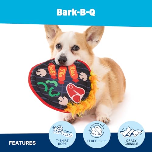 BarkBox Bark-B-Q Flying Disc Dog Toy - for Dogs - color: Bark-B-Q