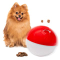 amicus - Crazy Ball Treat Dispenser, Smart Dog Treat Dispenser Ball - Pets Enrichment Toys - Dog Toys to Keep Them Busy - Slow Feeder - 300g/10.5 oz - Red/White - color: Red & White, size: 300g