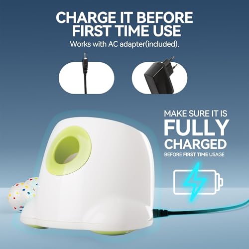 All for Paws Automatic Ball Launcher for Dogs, Interactive Pet ETPU Balls Outdoor Thrower for Medium to Large Dogs, Ball Throwing Machine for Dogs, 6 ETPU Balls Included(2.5"), Rechargeable Battery - size: 2.5"ball launcher