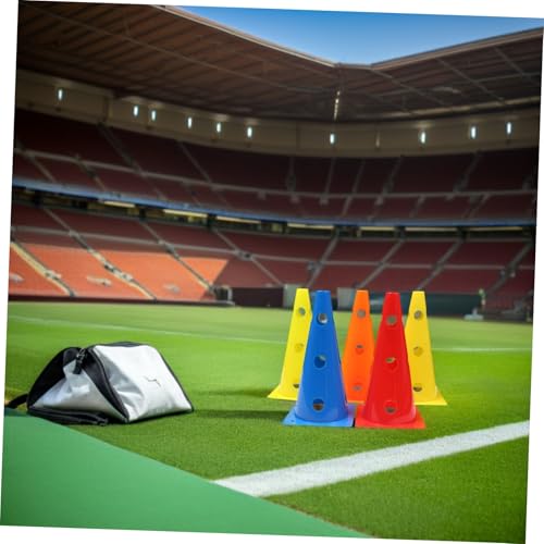 VANZACK 5pcs Agility Training Cones Soccer Cones Football Flexibility Drills Hollow Sports Training