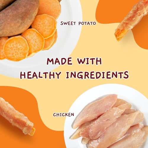 Jungle Calling Chicken & Sweet Potato Dog Treats, Rawhide Free Soft Chews - size: 6 Ounce (Pack of 1)