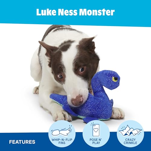 BarkBox Luke Ness Monster Dog Toy - Toy for Medium and Large Dogs - color: Luke Ness Monster, size: Large