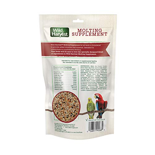 Wild Harvest Molting Supplement for Birds, 7.5 oz (12 Pack) - size: 90-ounce