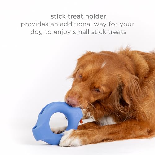 Ubbi Kibbler Interactive Treat Dispensing Dog Toy, Blue - size: One Size, style: Treat Toy, Blue