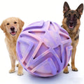 Dog Ball for Large Dogs, 7-Inch Floating Fetch Ball, Pink Ombre - color: Pink & Purple Ombre