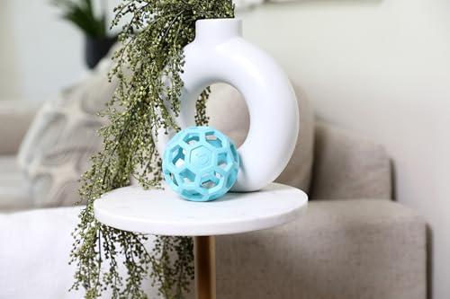 JW Pet HOL-ee Roller, Natural Rubber, Small 3in, Blue - color: Blue, size: Small