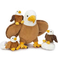 Bald Eagle Stuffed Animal Set with 3 Babies, 2 Eggs, 16 Inch - style: Blad Eagle