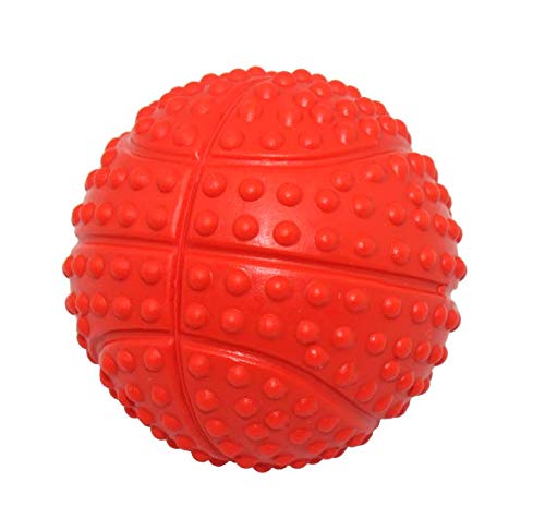 Dog Squeaky Toys and Non-Toxic Rubber Play Balls for Interactive Training and Chewing (5.5cm/2.16in Pack of 4) - style: 5.5cm/2.16in pack of 4