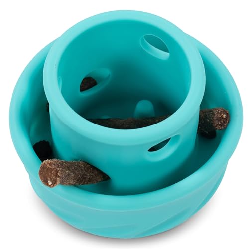 Messy Mutts Totally Pooched Puzzle n Play Mushroom, Small, Teal - color: Teal, size: Small