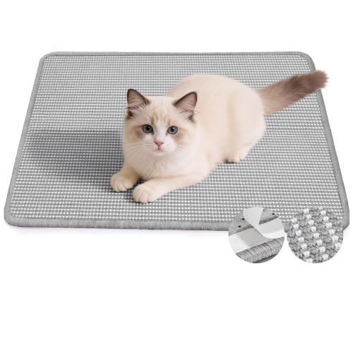 Cat Scratcher Mat, 23.6"x15.7" Natural Sisal Cat Scratch Pad - color: Gray, size: 1 Pack-23.6"x15.7"