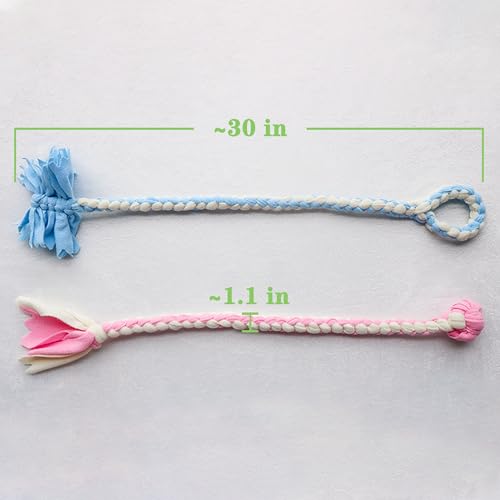 Halloween Scarecrow Braided Fleece Dog Tug Toy, Tug of War Rope - color: Halloween Style