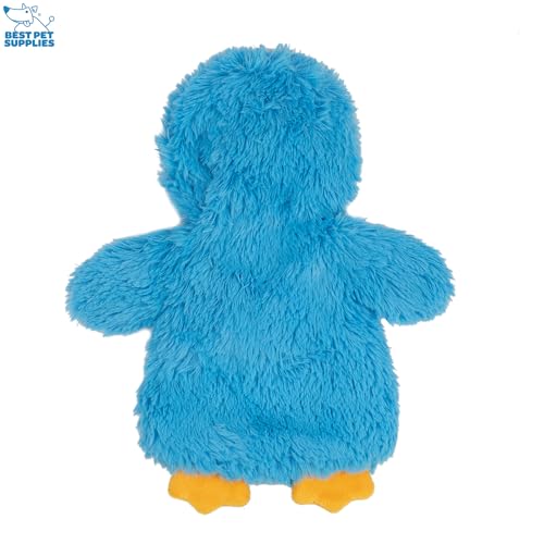 Best Pet Supplies Interactive Squeaky Dog Toy - Baby Chicken, Blue - color: Crinkle Chicken (Blue), size: Large