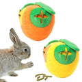 2Pcs Rabbit Foraging Toy with Bell, Snuffle Ball Enrichment Toys