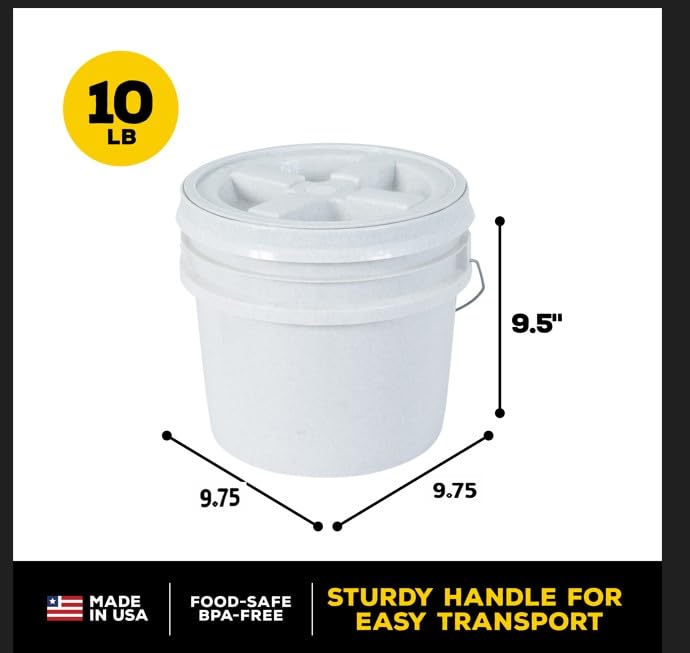 Gamma3 Vittles Vault Dog Food Storage Container, Dry Pet Food, 10 Pounds - size: 10 Pound