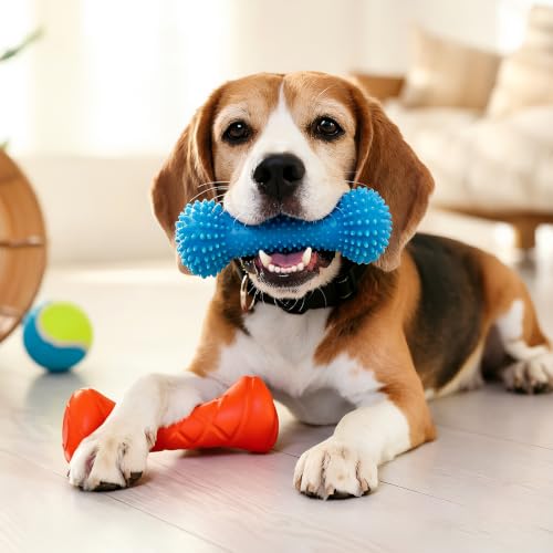 1 Pcs Dual-Action Canine Dental Prop, Bite and Brush Dental Toy for Dogs